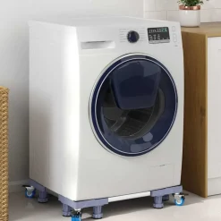 vidaXL Socle pour machine à laver Gris 66 x 66 x 12 cm
