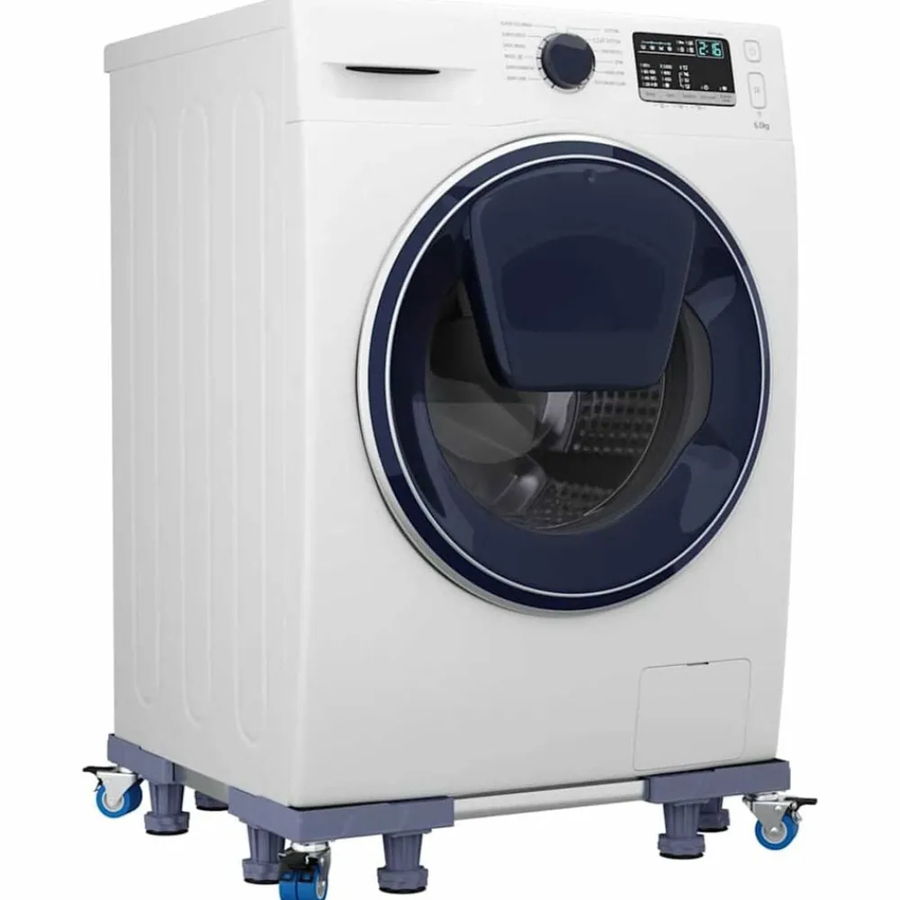 vidaXL Socle pour machine à laver Gris 66 x 66 x 12 cm