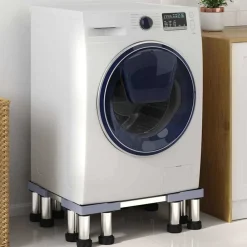 vidaXL Socle pour machine à laver Gris 67 x 67 x 21,5 cm