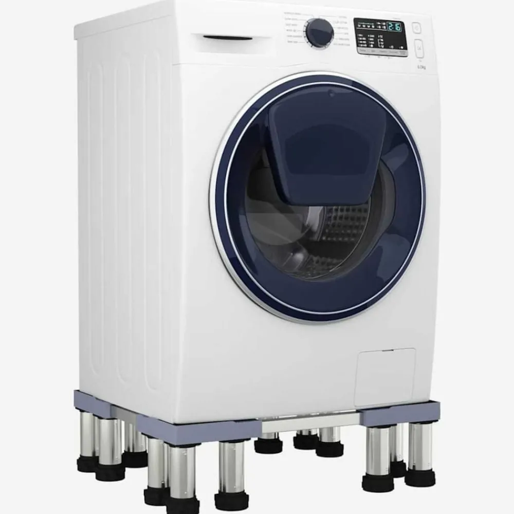 vidaXL Socle pour machine à laver Gris 67 x 67 x 21,5 cm