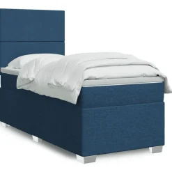 vidaXL Sommier à lattes de lit avec matelas 80x200 cm Tissu