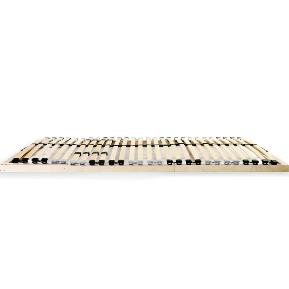 vidaXL Sommier à lattes sans matelas avec 28 lattes 7 zones 70x200 cm