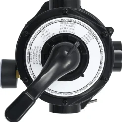 Plomberie-vidaXL Soupape à multi-voies pour filtre à sable ABS 1,5