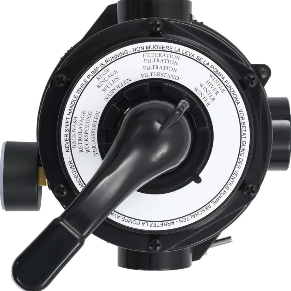 Plomberie-vidaXL Soupape à multi-voies pour filtre à sable ABS 1,5" 4 voies