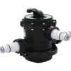 vidaXL Soupape à multi-voies pour filtre à sable ABS 1,5" 6 voies