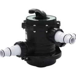 vidaXL Soupape à multi-voies pour filtre à sable ABS 1,5" 6 voies