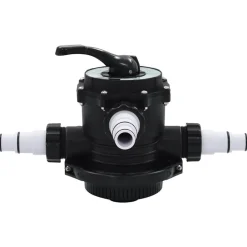vidaXL Soupape à multi-voies pour filtre à sable ABS 1,5" 6 voies