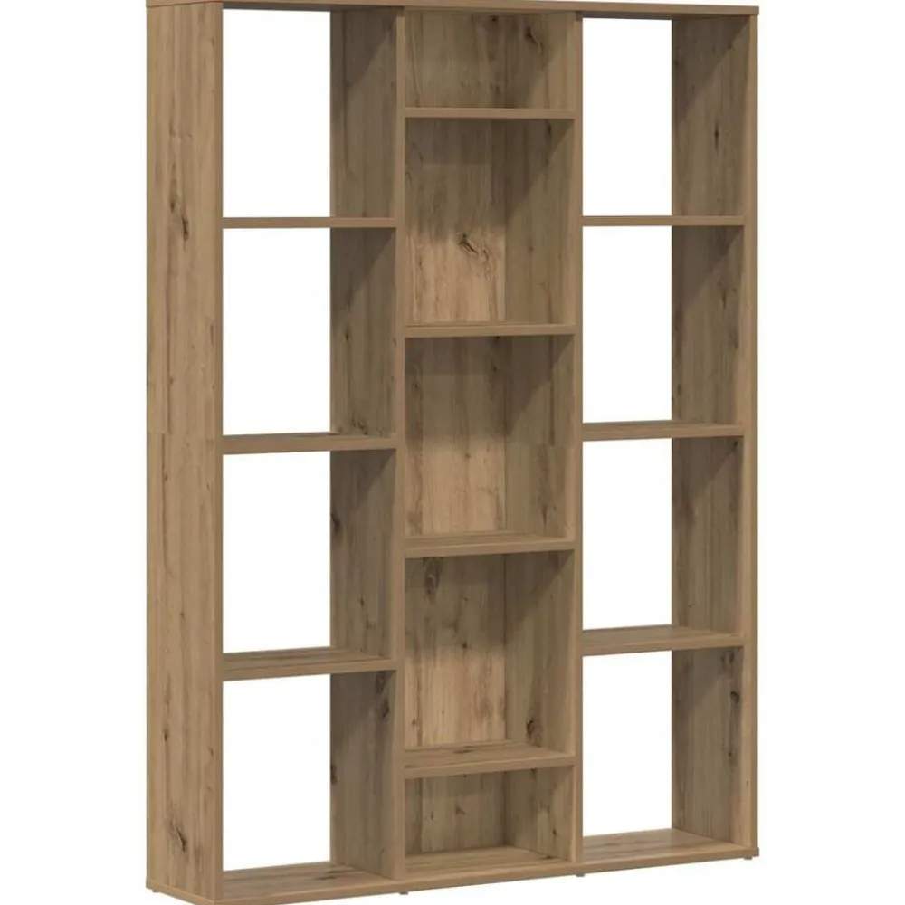 Séparateurs De Pièces-vidaXL Séparateur de pièce/Bibliothèque chêne artisanal 100x24x140 cm chêne artisanal