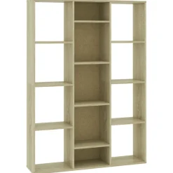 vidaXL Séparateur de pièce/Bibliothèque Chêne sonoma 100x24x140 cm
