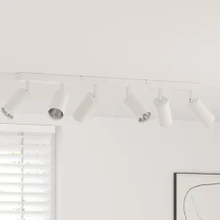 vidaXL Spot de plafond avec des projecteurs 73 x 6 x 16 cm Métal