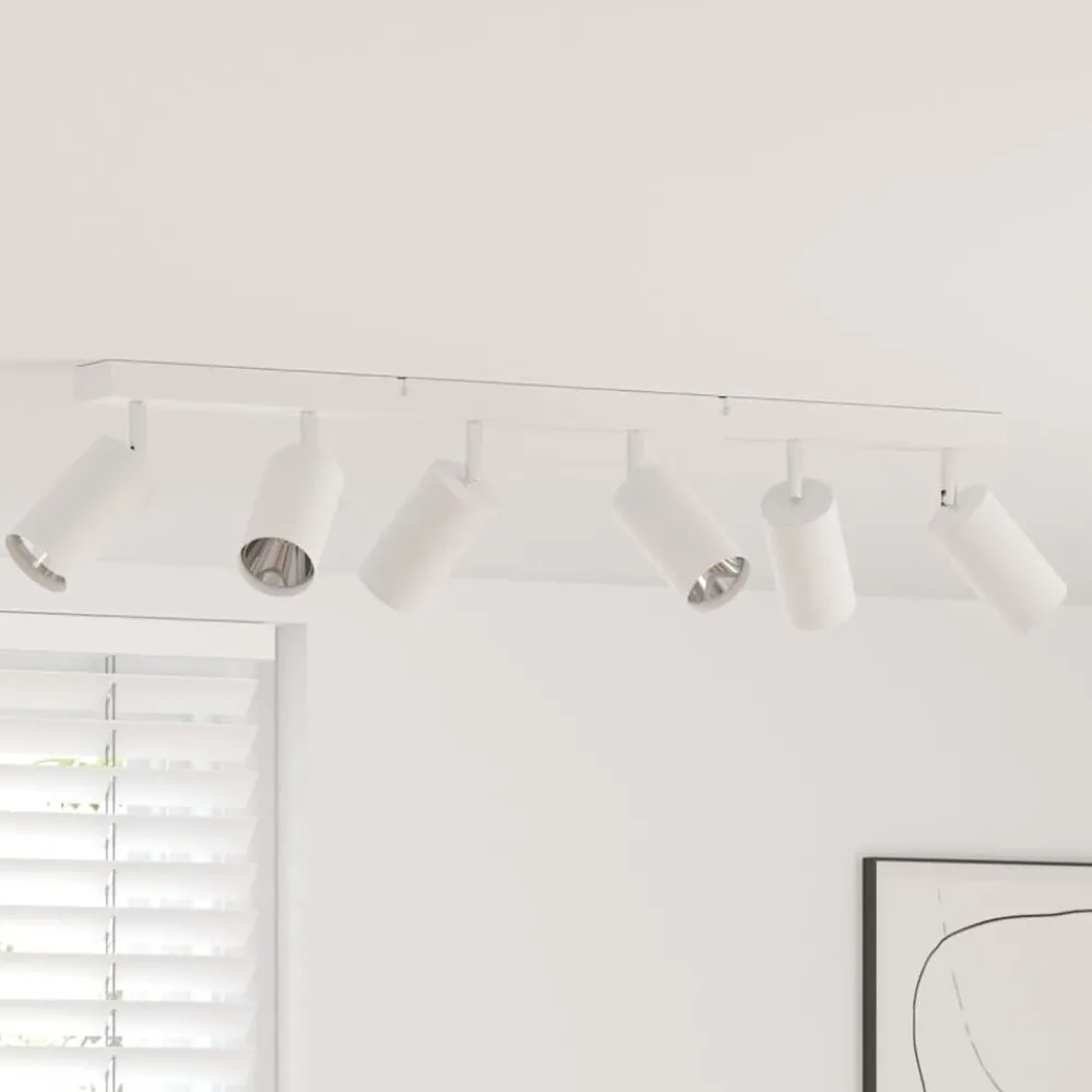 vidaXL Spot de plafond avec des projecteurs 73 x 6 x 16 cm Métal