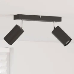 vidaXL Spot de plafond avec des projecteurs 26 x 6 x 16 cm Métal