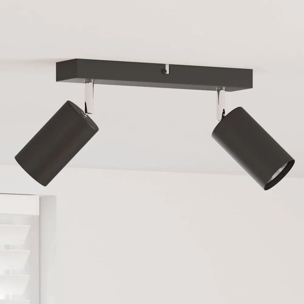vidaXL Spot de plafond avec des projecteurs 26 x 6 x 16 cm Métal