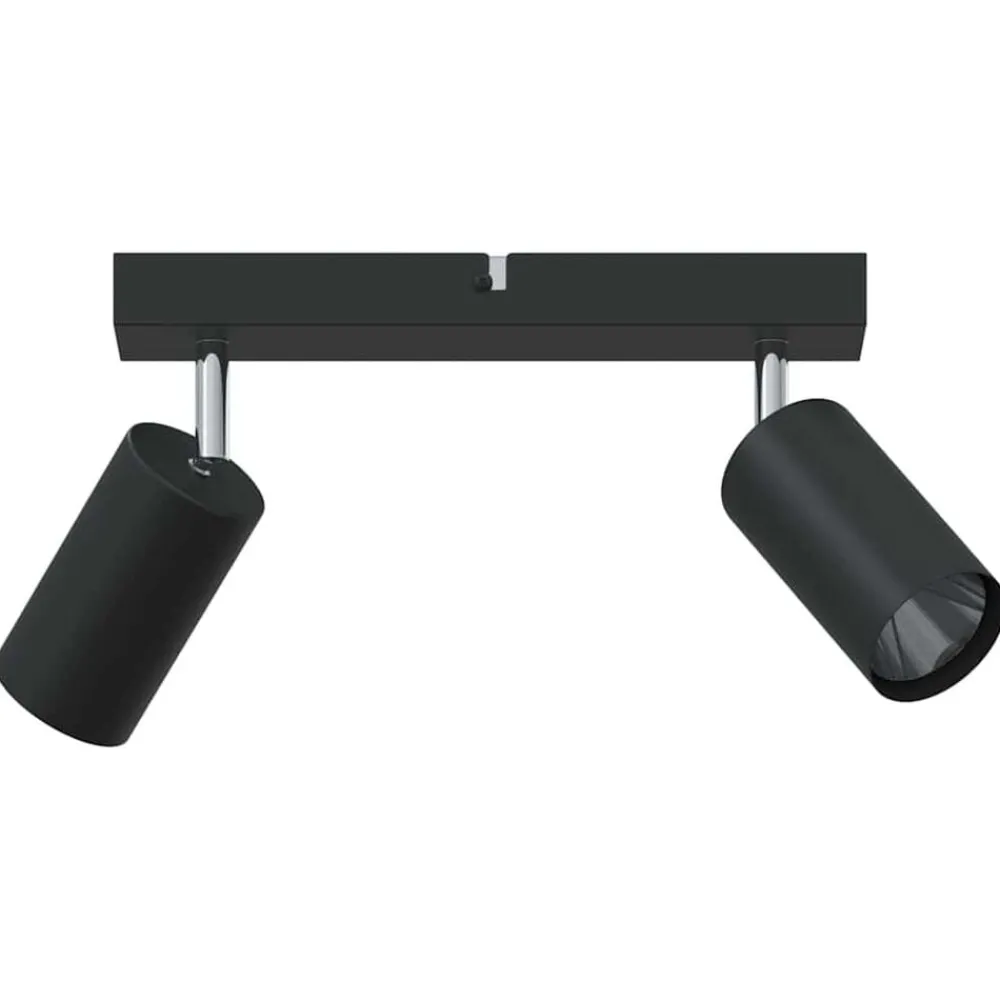 vidaXL Spot de plafond avec des projecteurs 26 x 6 x 16 cm Métal