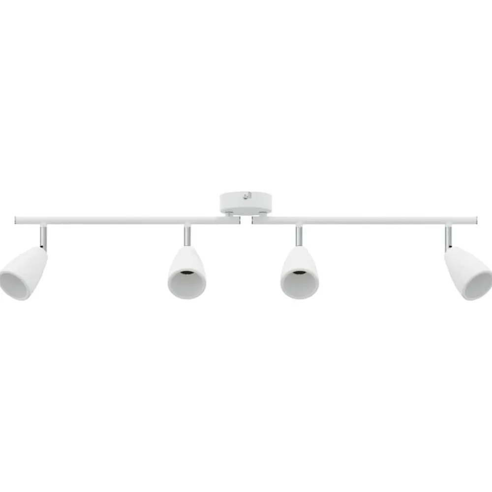vidaXL Spot de plafond Blanc 25.5 x 8 x 16 cm Métal