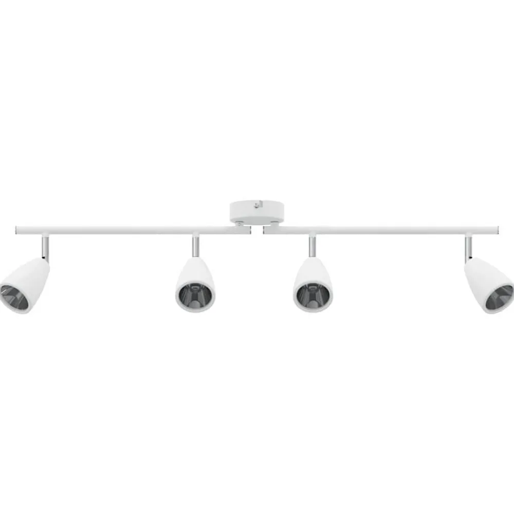 vidaXL Spot de plafond Blanc 25.5 x 8 x 16 cm Métal
