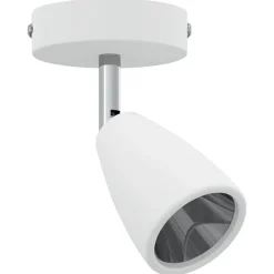 vidaXL Spot de plafond Blanc 25.5 x 8 x 16 cm Métal