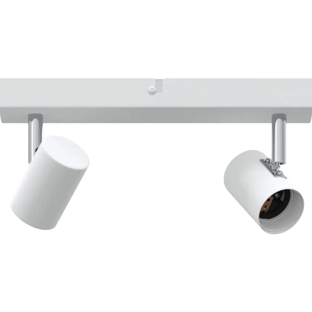 Luminaires-vidaXL Spot de plafond 26 x 6,5 x 11,5 cm Métal Blanc