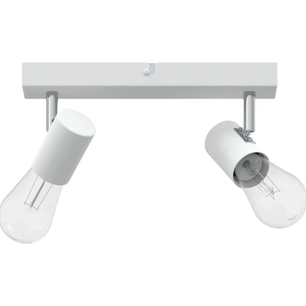 Luminaires-vidaXL Spot de plafond 26 x 6,5 x 11,5 cm Métal Blanc