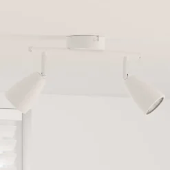 vidaXL Spot de plafond Blanc 25.5 x 8 x 16 cm Métal
