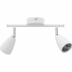 vidaXL Spot de plafond Blanc 25.5 x 8 x 16 cm Métal