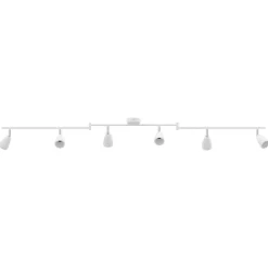 Luminaires-vidaXL Spot de plafond Blanc 25.5 x 8 x 16 cm Métal