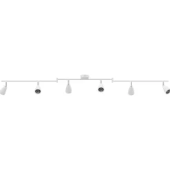 Luminaires-vidaXL Spot de plafond Blanc 25.5 x 8 x 16 cm Métal