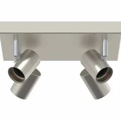 vidaXL Spot de plafond Nickel 26,5 x 26 x 11,5 cm Métal