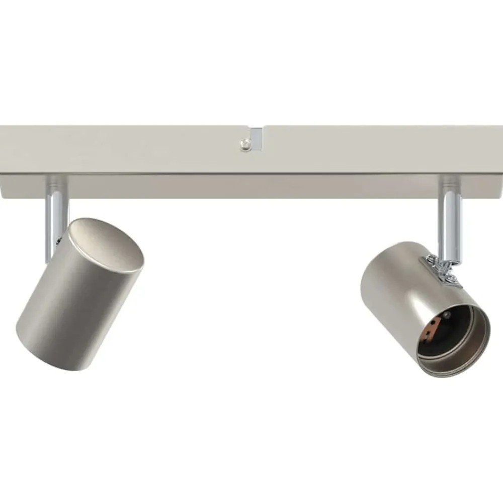 vidaXL Spot de plafond Nickel 26 x 6,5 x 11,5 cm Métal