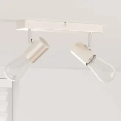 vidaXL Spot de plafond Nickel 26 x 6,5 x 11,5 cm Métal