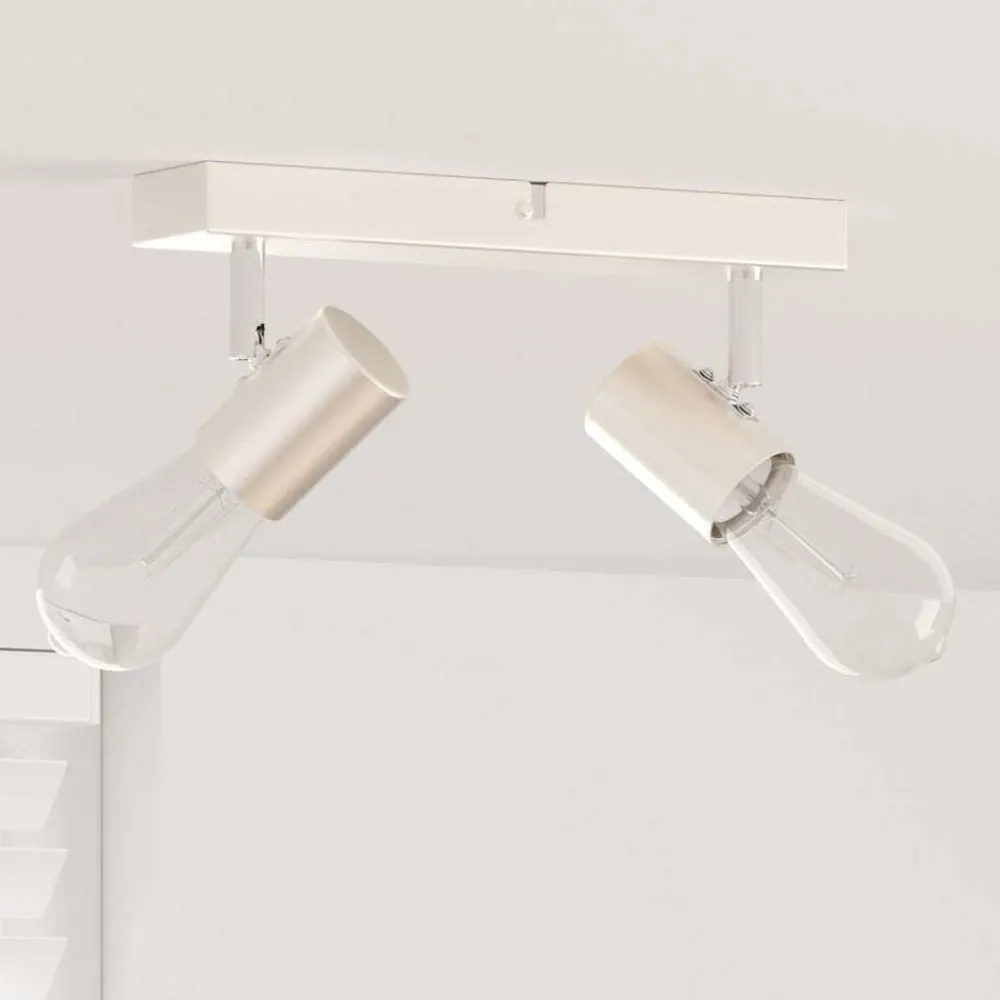 vidaXL Spot de plafond Nickel 26 x 6,5 x 11,5 cm Métal