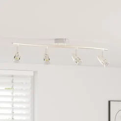 vidaXL Spot de plafond Nickel 27 x 10 x 12 cm Métal