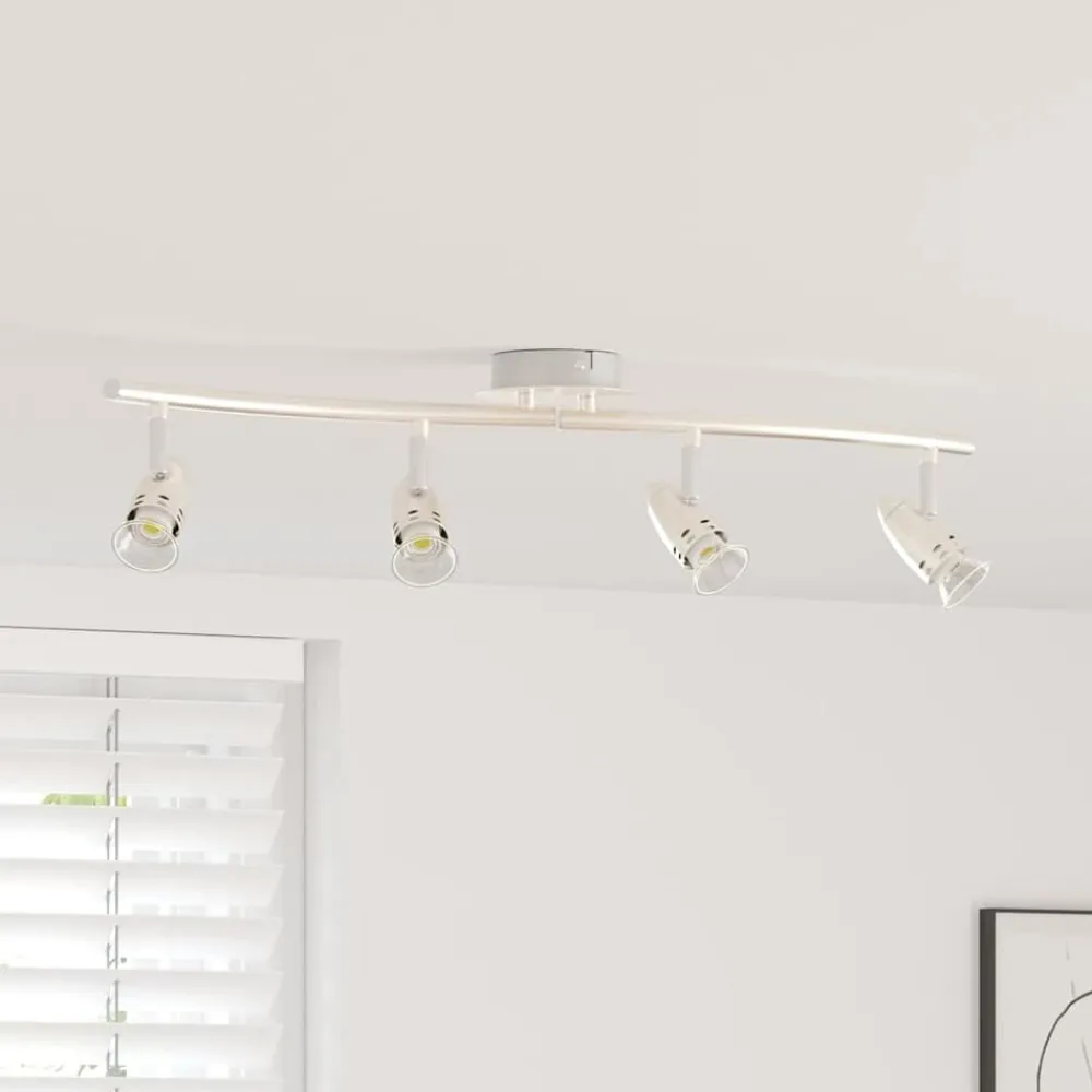 vidaXL Spot de plafond Nickel 27 x 10 x 12 cm Métal