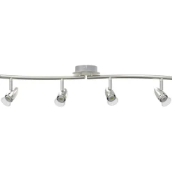 vidaXL Spot de plafond Nickel 27 x 10 x 12 cm Métal