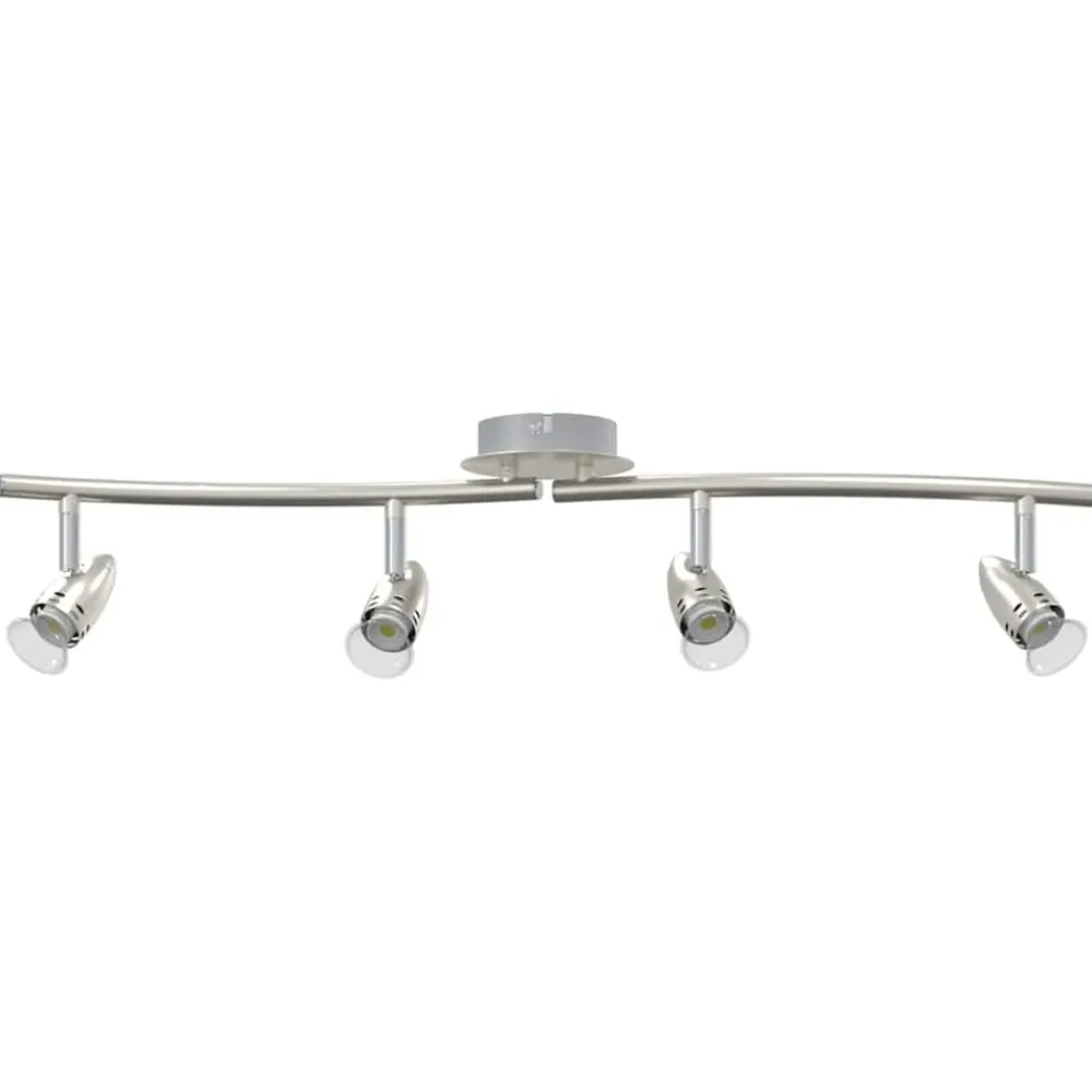 vidaXL Spot de plafond Nickel 27 x 10 x 12 cm Métal