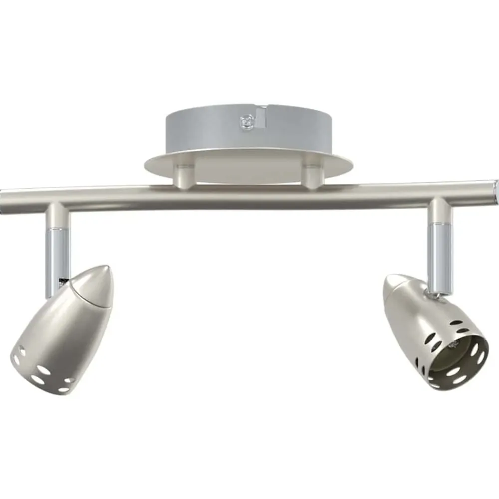 vidaXL Spot de plafond Nickel 27 x 10 x 12 cm Métal