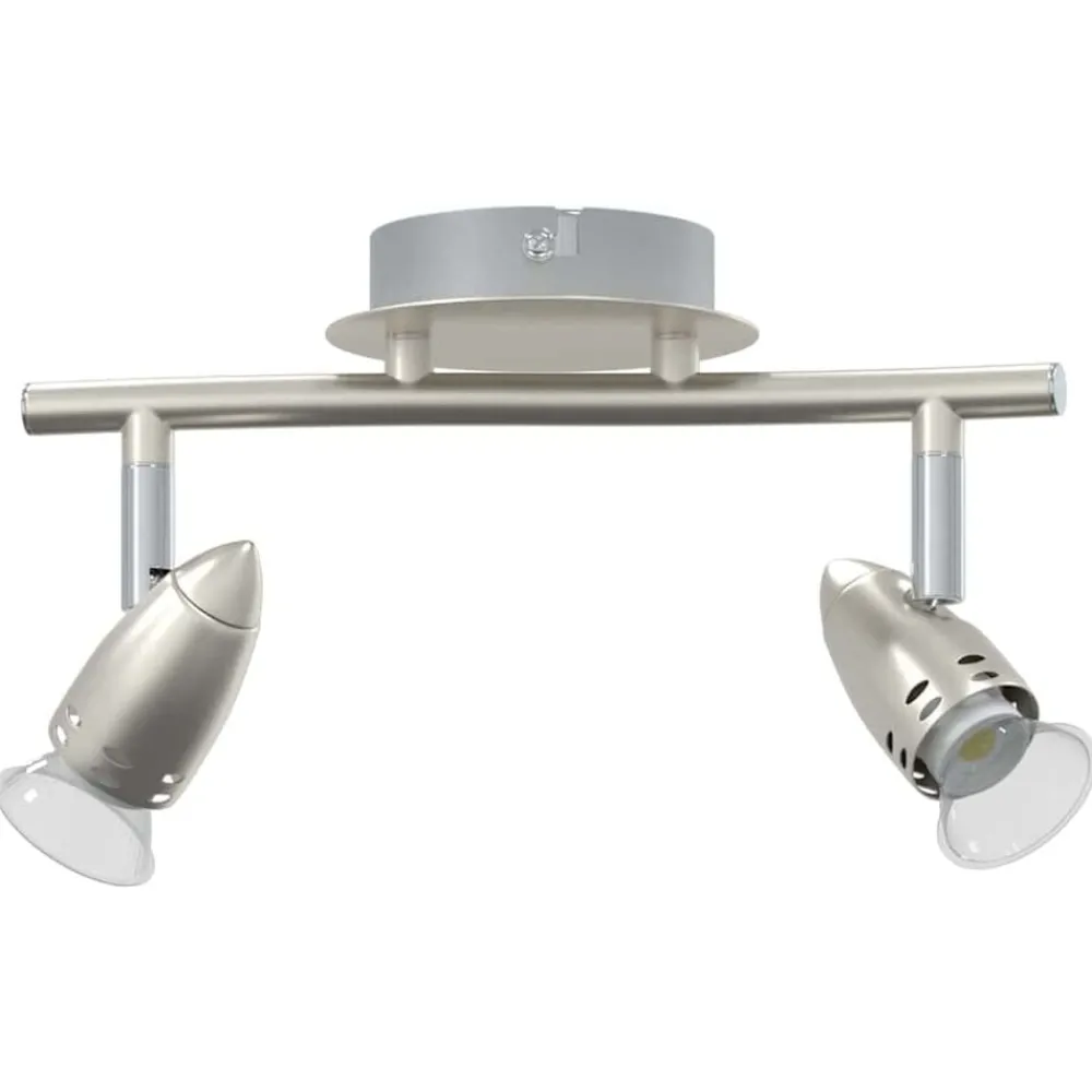 vidaXL Spot de plafond Nickel 27 x 10 x 12 cm Métal