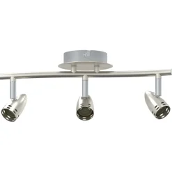 Luminaires-vidaXL Spot de plafond Nickel 36,5 x 10 x 12,5 cm Métal