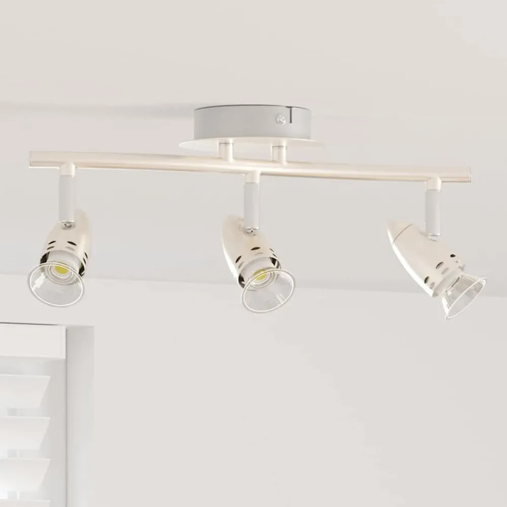 Luminaires-vidaXL Spot de plafond Nickel 36,5 x 10 x 12,5 cm Métal