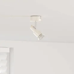 vidaXL Spot de plafond Nickel 8 x 8 x 10,5 cm Acier