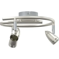 vidaXL Spot de plafond Nickel 27 x 10 x 12 cm Métal