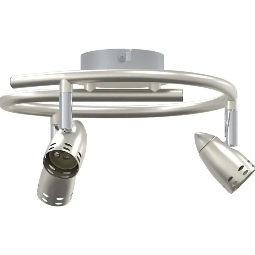 vidaXL Spot de plafond Nickel 27 x 10 x 12 cm Métal