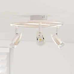 vidaXL Spot de plafond Nickel 27 x 10 x 12 cm Métal