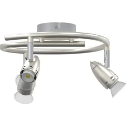 vidaXL Spot de plafond Nickel 27 x 10 x 12 cm Métal