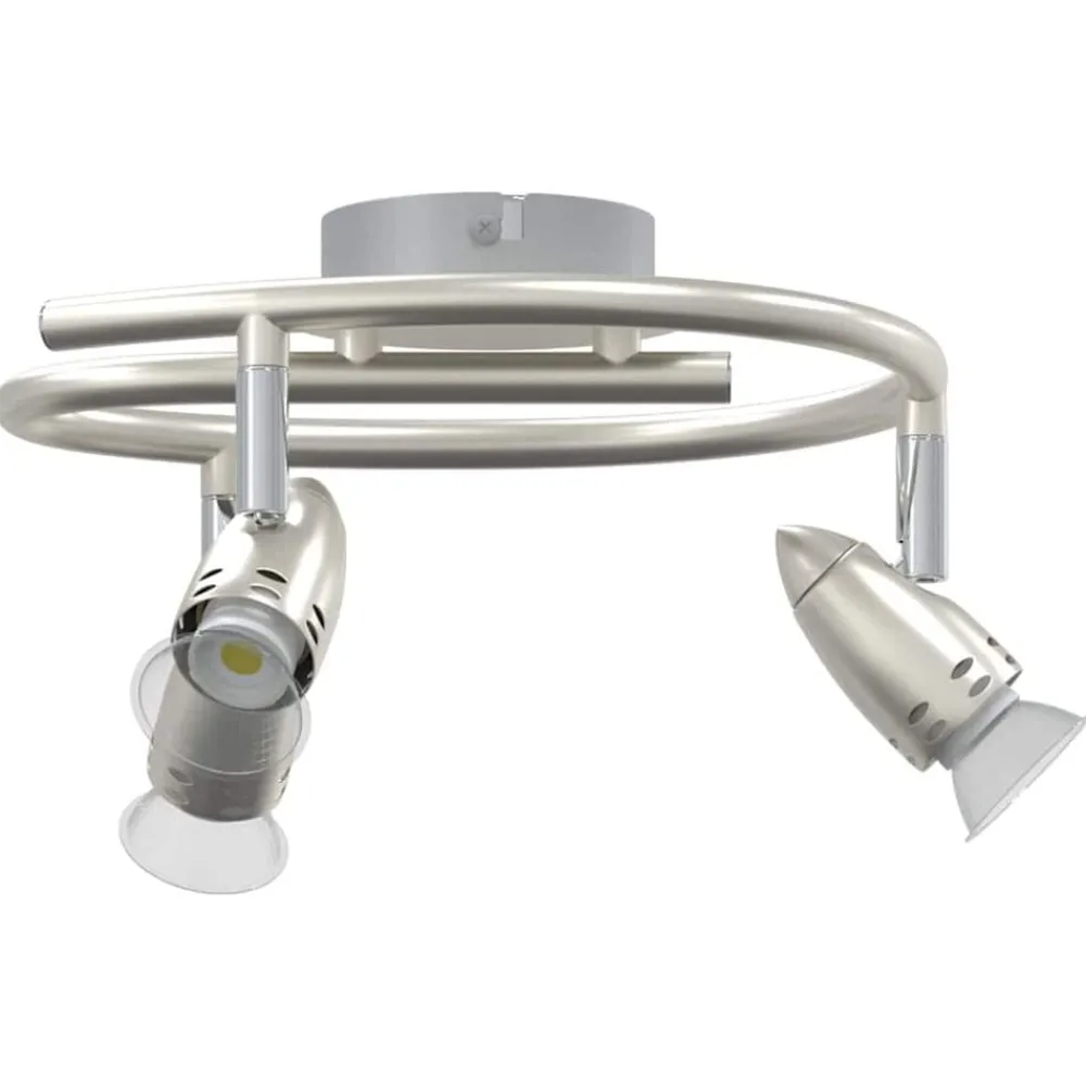 vidaXL Spot de plafond Nickel 27 x 10 x 12 cm Métal