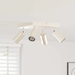 vidaXL Spot de plafond Nickel 26 x 26 x 16 cm Métal
