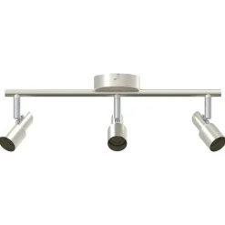 Luminaires-vidaXL Spot de plafond Nickel 39 x 10,5 x 10,5 cm Acier