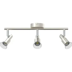 Luminaires-vidaXL Spot de plafond Nickel 39 x 10,5 x 10,5 cm Acier