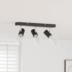 vidaXL Spot de plafond 38 x 6,5 x 11,5 cm Métal