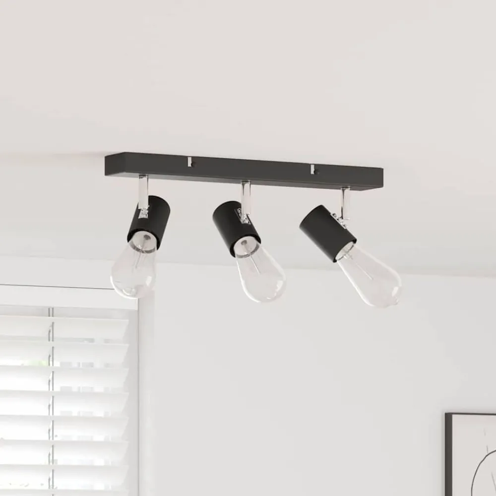 vidaXL Spot de plafond 38 x 6,5 x 11,5 cm Métal